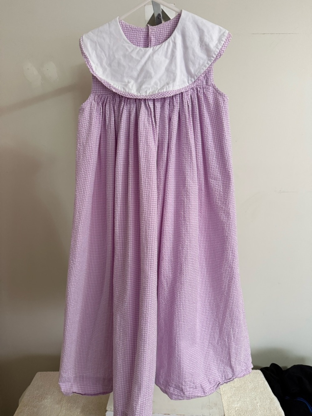 Remember Nguyen Gingham Bishop Dress